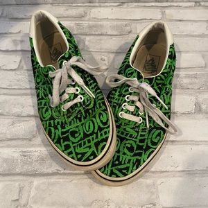 Vans Green Design Sneakers